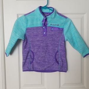 Free Country Girls Purple and Blue Fleece Pullover